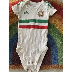 Mexico Kids Futbol Soccer Team Bodysuit Size 6 months